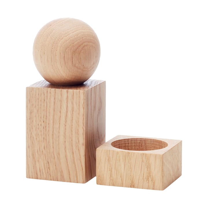 Twist spice grinder and salt bowl - Oak - Applicata