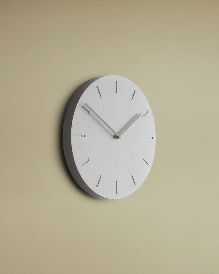 Watch:Out wall clock oak, grey oak-grey Applicata