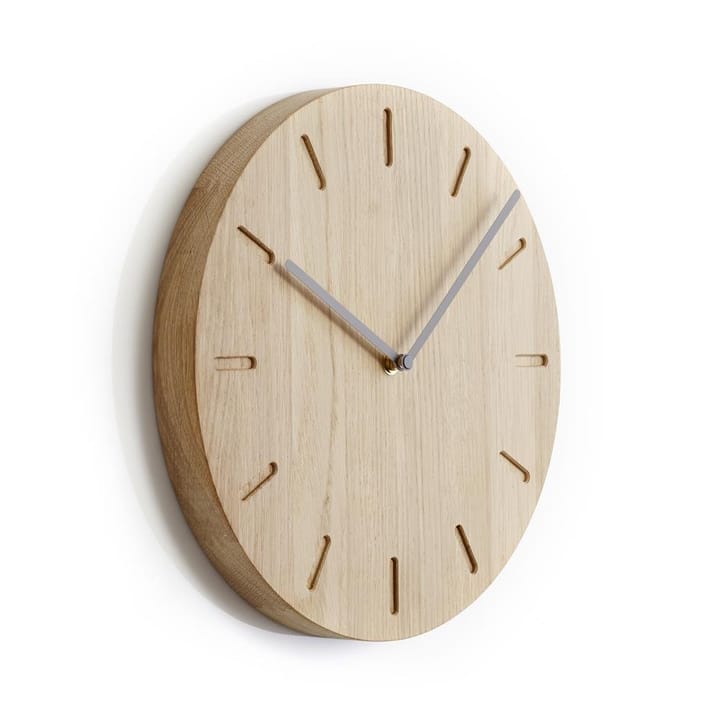 Watch:Out wall clock oak, oak-grey Applicata