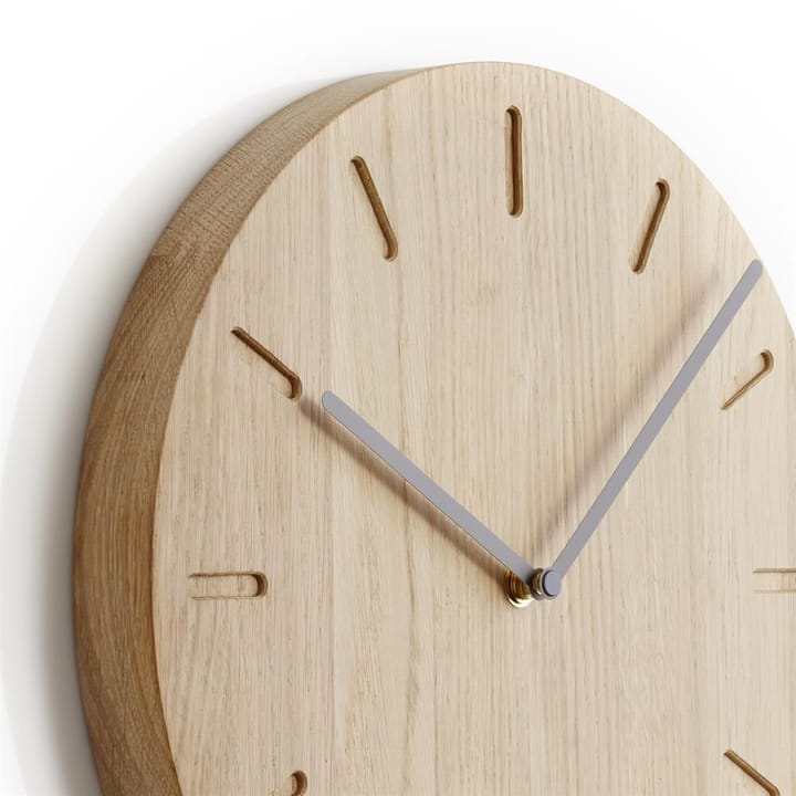 Watch:Out wall clock oak, oak-grey Applicata
