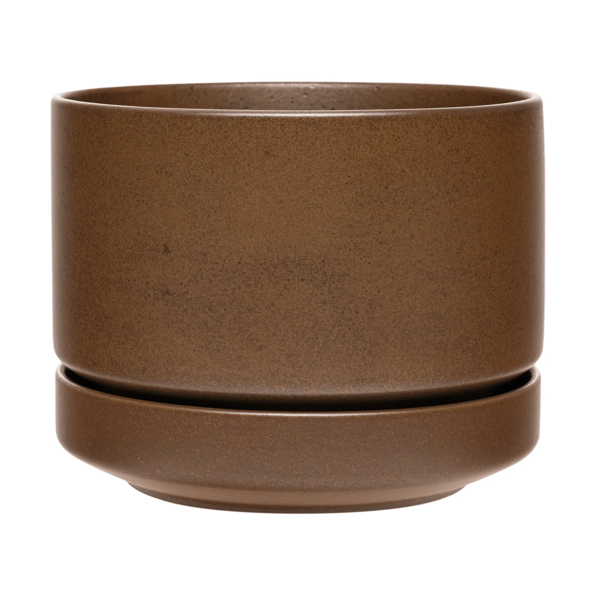Arabia SN pot, Matt brown, 19 cm Arabia