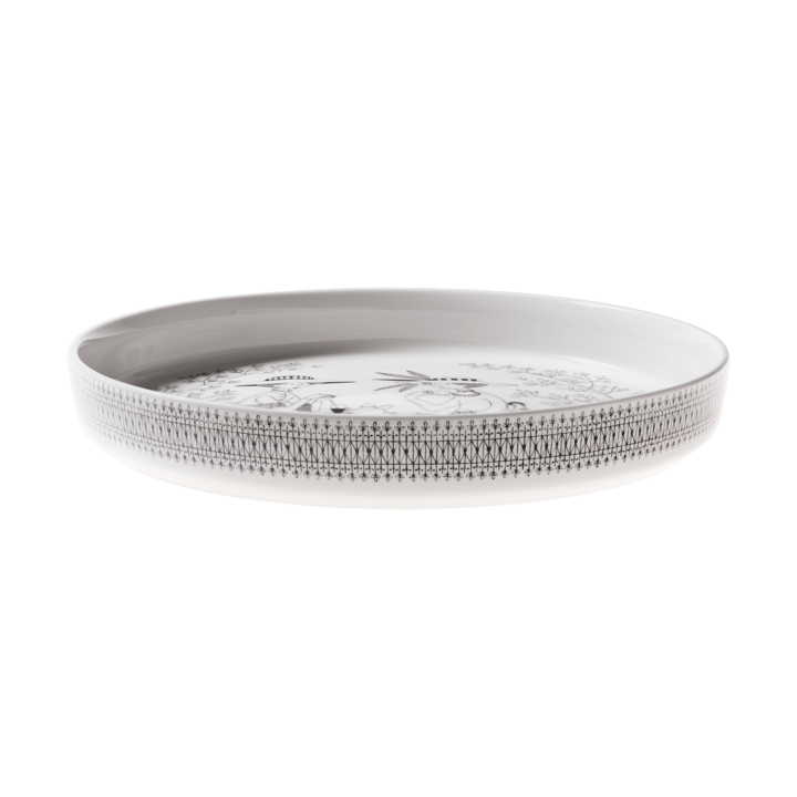 Emilia pie dish Ø28 cm, Black-white Arabia