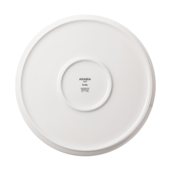 Emilia pie dish Ø28 cm, Black-white Arabia