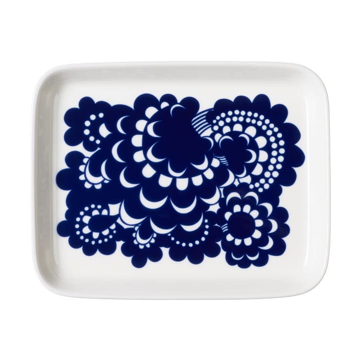 Esteri plate 15x19 cm, Blue-white Arabia