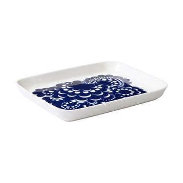 Esteri plate 15x19 cm - Blue-white - Arabia