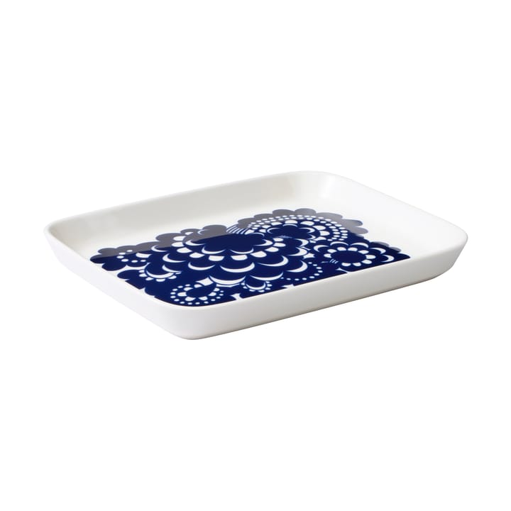 Esteri plate 15x19 cm, Blue-white Arabia