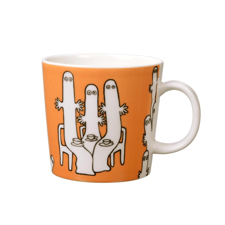 Hattifattener Moomin mug, orange Arabia