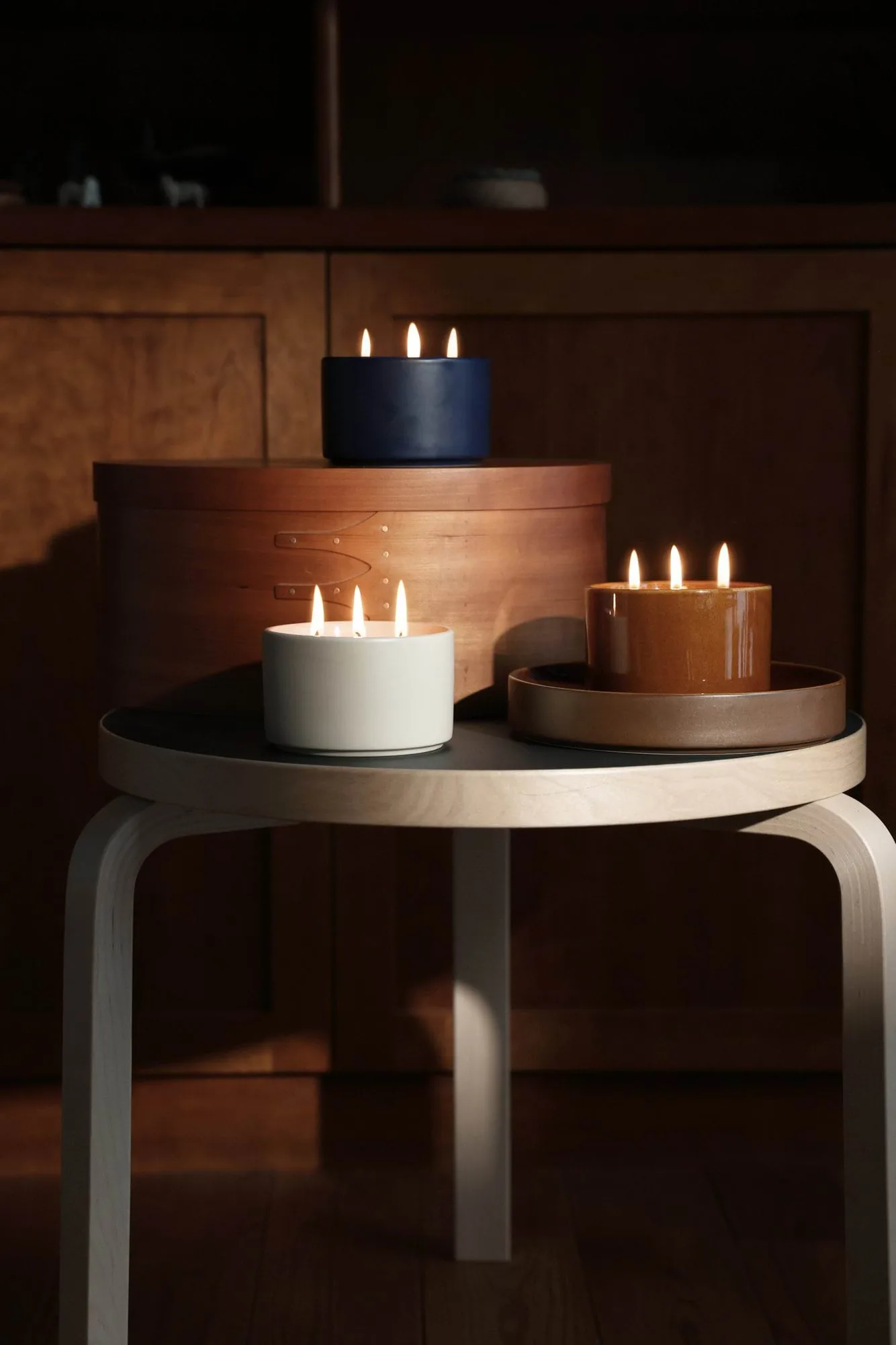 Kirnu candle, Blue, 11x7 cm Arabia