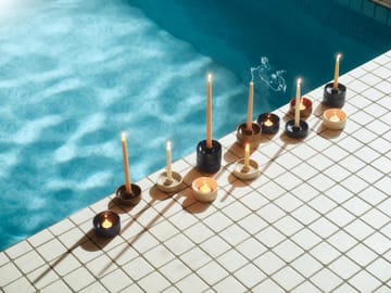 Kirnu candle holder Ø11x5 cm - Beige - Arabia