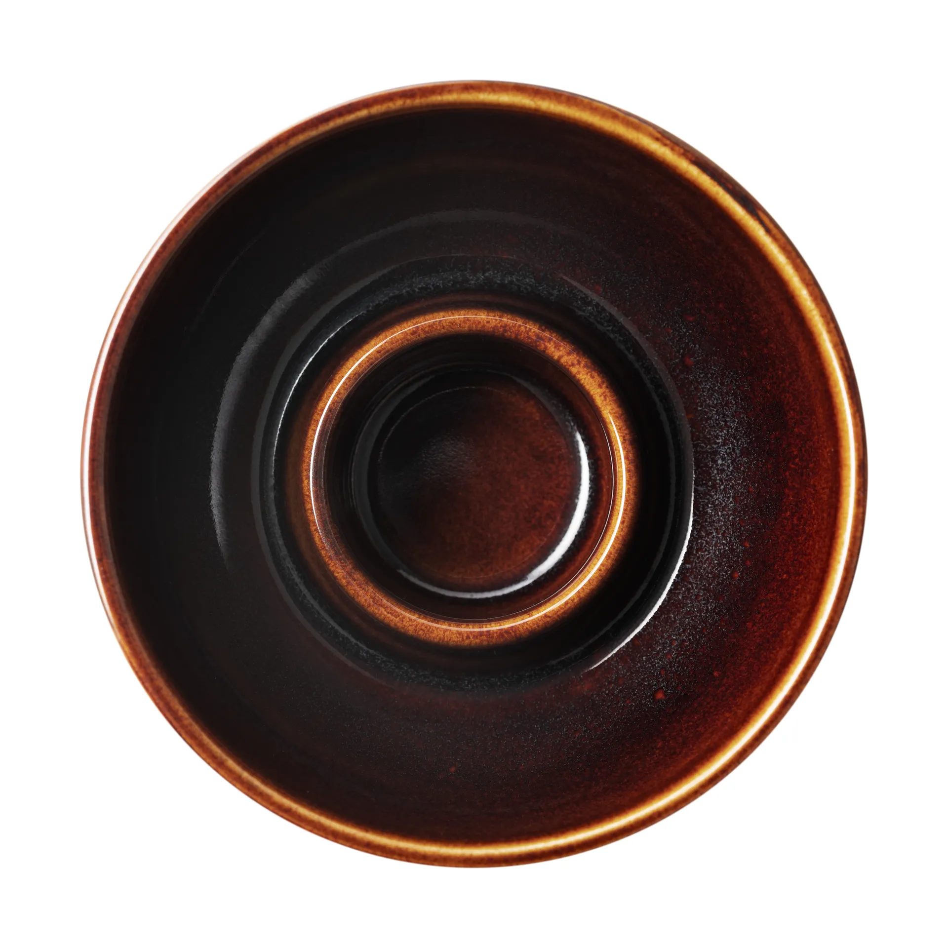 Kirnu candle holder Ø11x5 cm, Brown Arabia