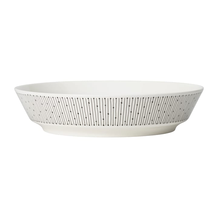 Mainio Sarastus deep  plate Ø23 cm, Black-white Arabia