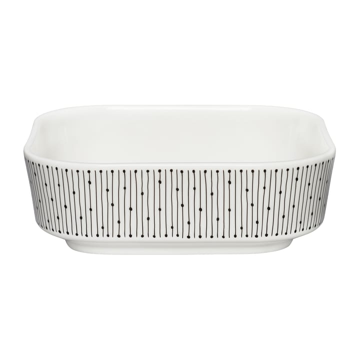 Mainio Sarastus oven dish 0.7 l - Black-white - Arabia