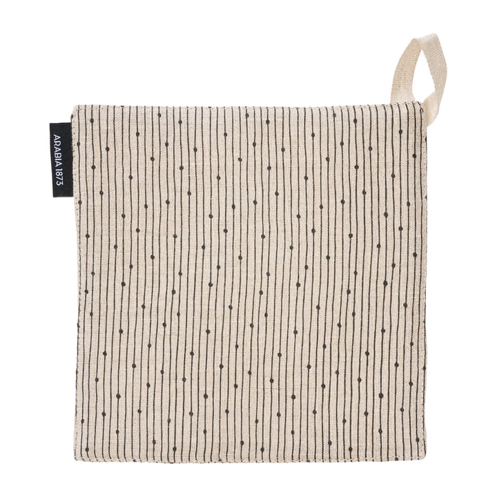 Mainio Sarastus pot holder - Natural white-black - Arabia