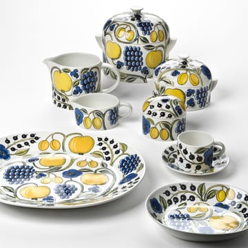 Paratiisi box with lid - white-multi coloured - Arabia