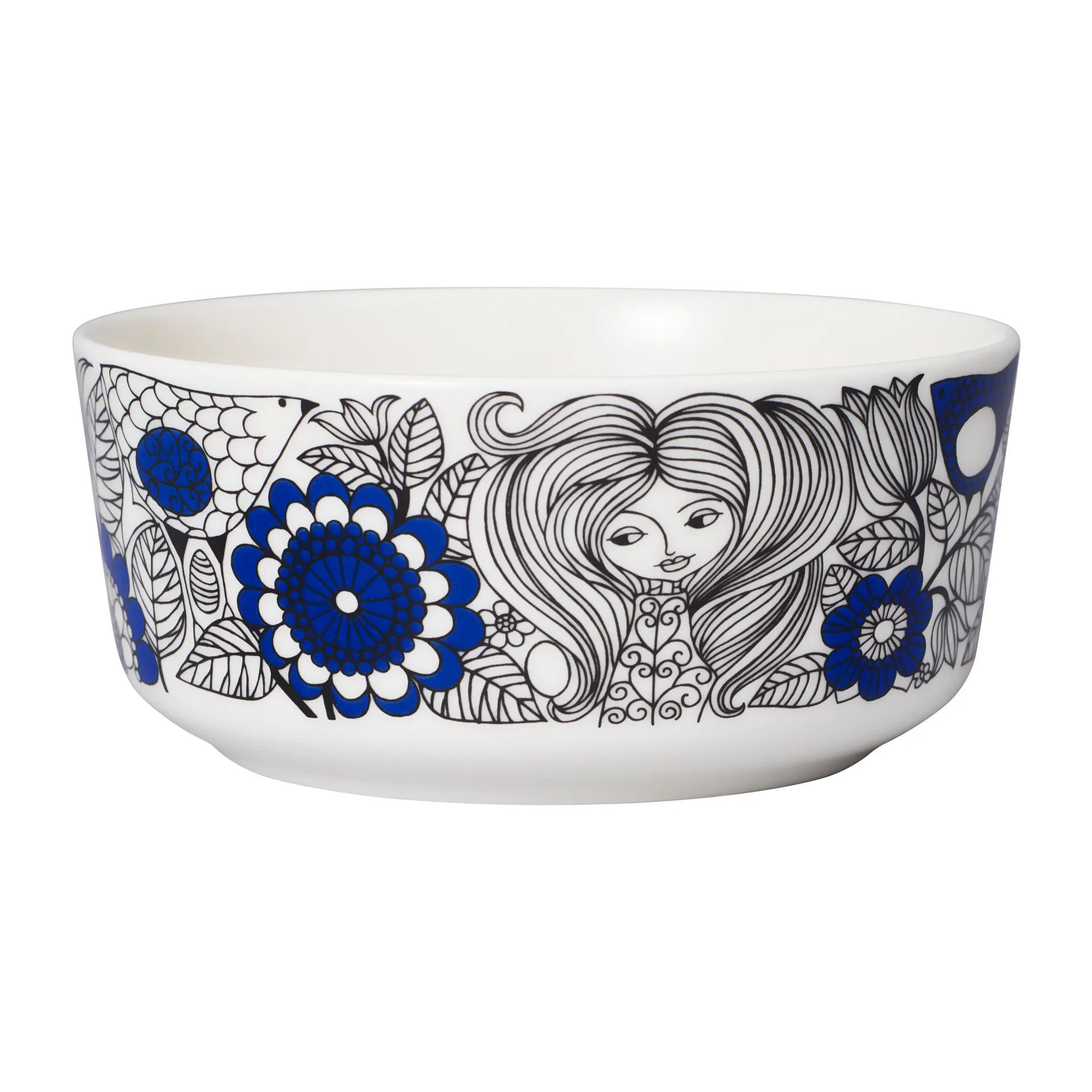 Pastoraali bowl Ø13 cm, Blue Arabia