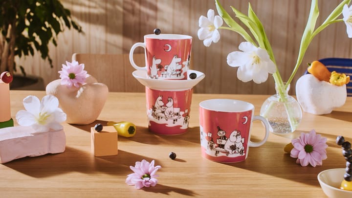 Pink Moomin mug special, 40 cl Arabia