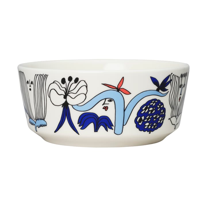 Puutarhurit bowl Ø15 cm - Blue-white-red - Arabia