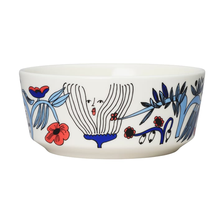 Puutarhurit bowl Ø15 cm, Blue-white-red Arabia