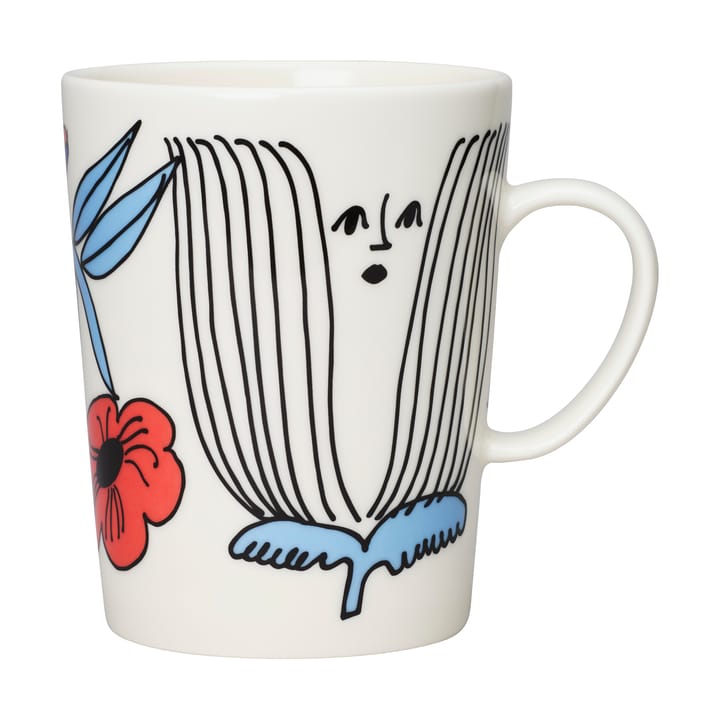 Puutarhurit mug 50 cl, Blue-white-red Arabia