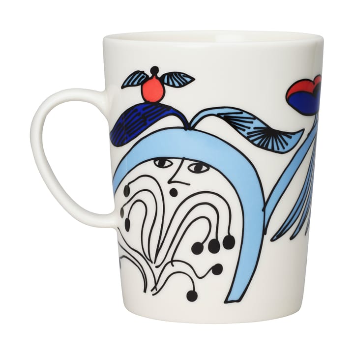 Puutarhurit mug 50 cl, Blue-white-red Arabia