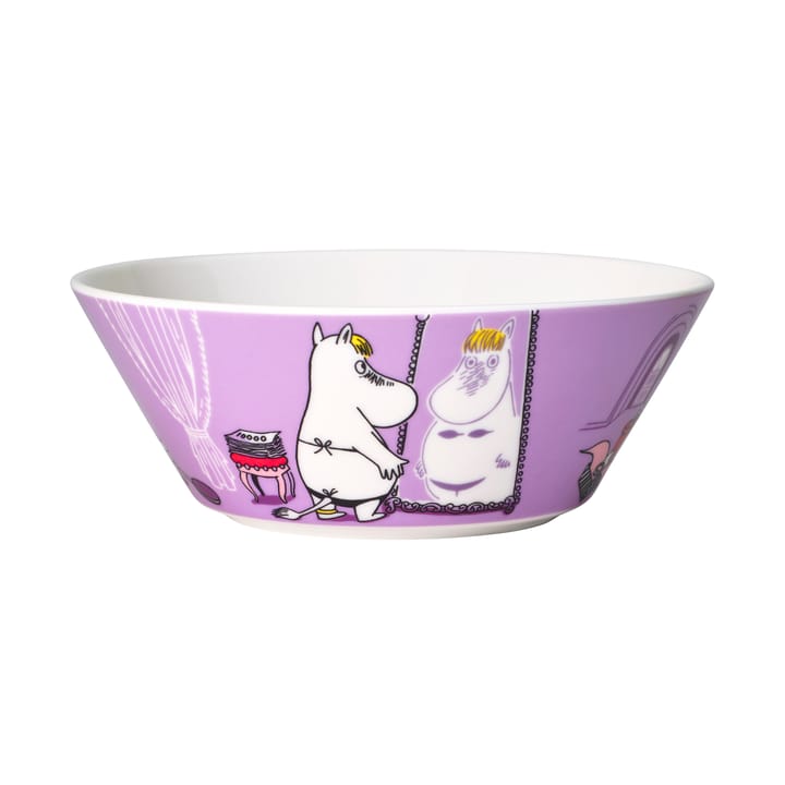 Snorkmaiden purple Moomin bowl, purple Arabia