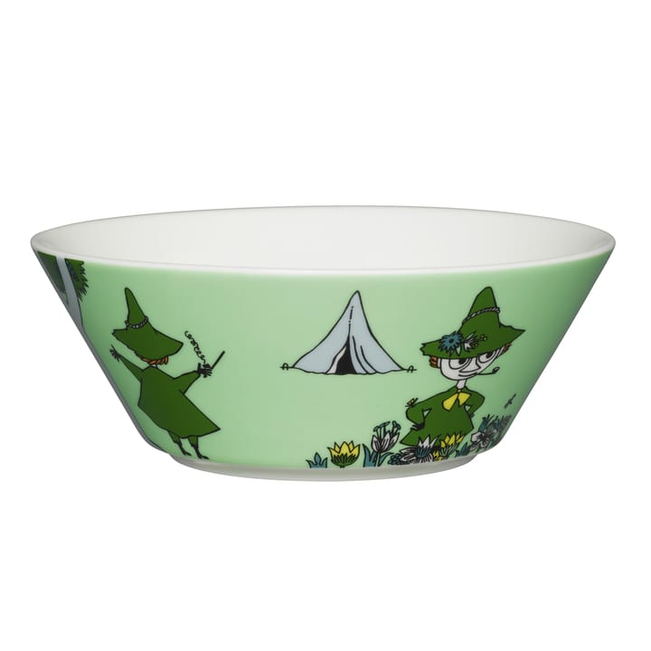 Snufkin moomin bowl, green Arabia
