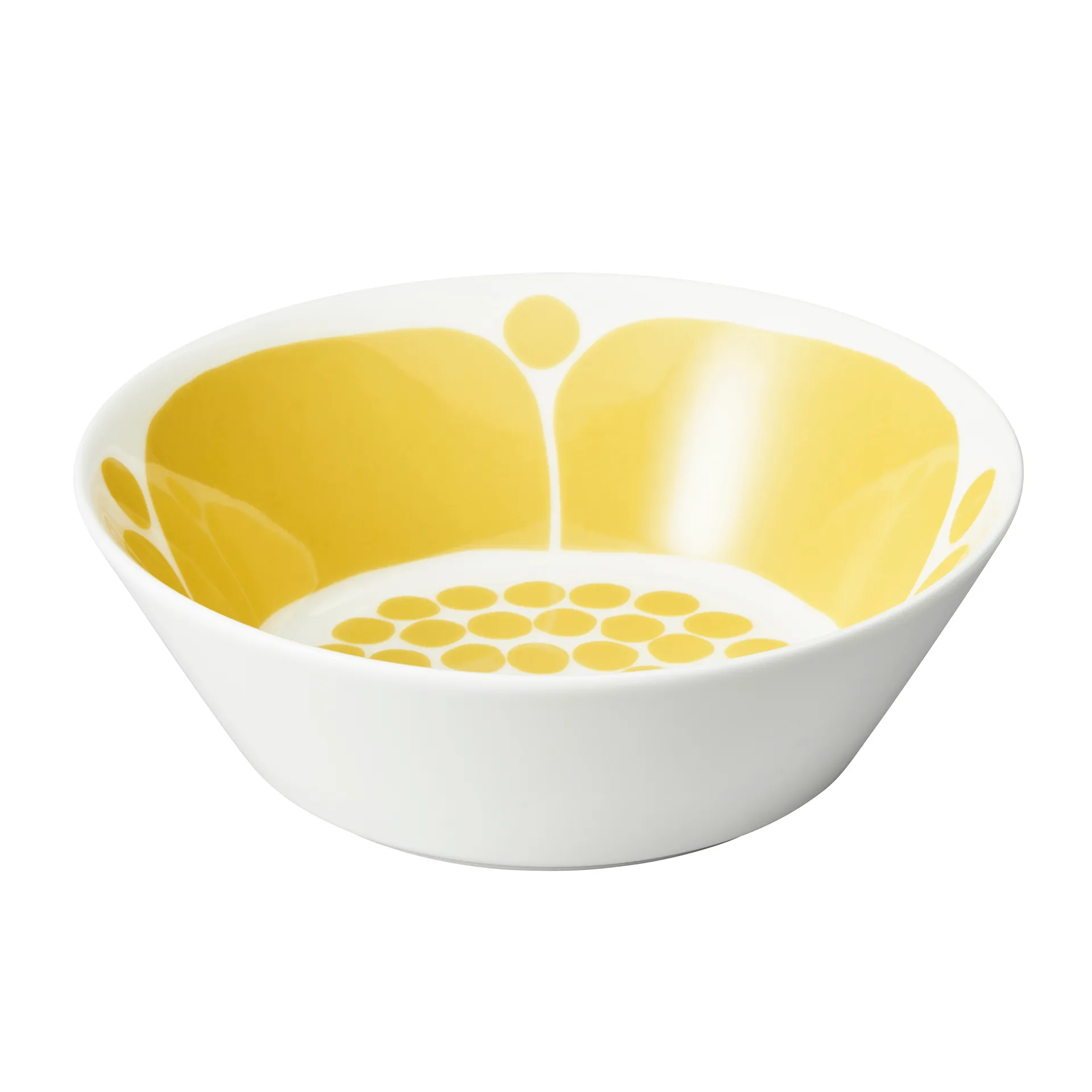 Sunnuntai deep plate Ø17 cm, Yellow Arabia