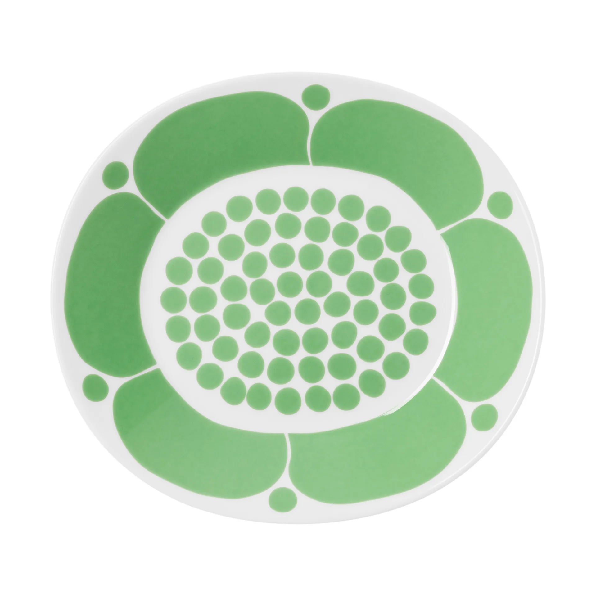 Sunnuntai plate oval 25 cm, Green Arabia