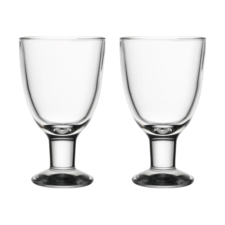 Verna glass 22 cl 2-pack - Clear - Arabia