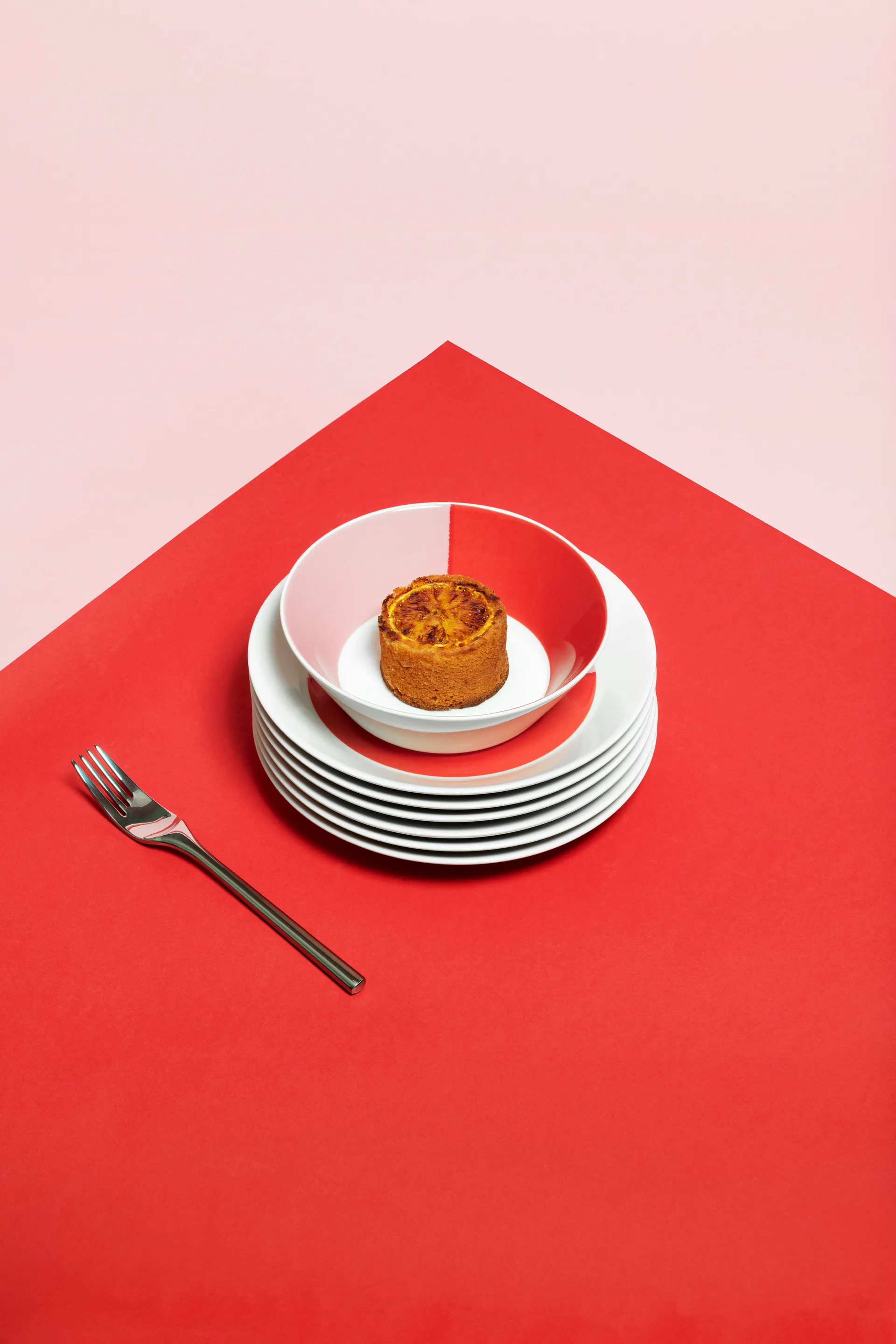 Vuokko bowl Ø17 cm, 2-color pink-red Arabia