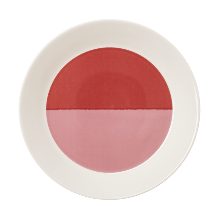Vuokko plate Ø22 cm - 2-color pink-red - Arabia
