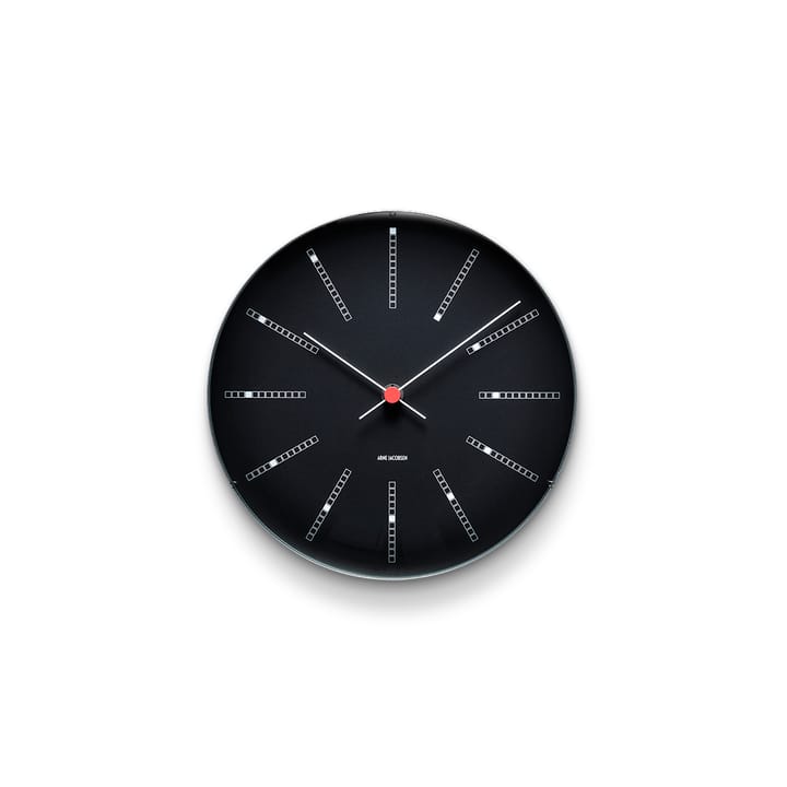 AJ Bankers clock black, Ø 21 cm Arne Jacobsen Clocks