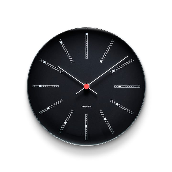 AJ Bankers clock black, Ø 29 cm Arne Jacobsen Clocks