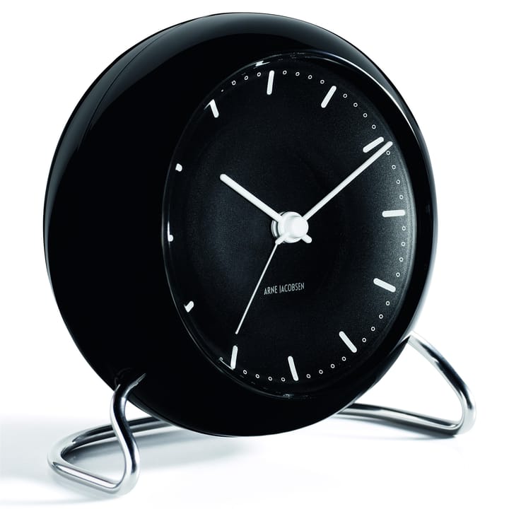AJ City Hall table clock, black Arne Jacobsen Clocks