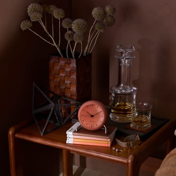 AJ City Hall table clock - pale orange - Arne Jacobsen Clocks