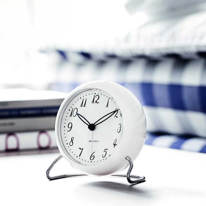 AJ LK table clock, white Arne Jacobsen Clocks