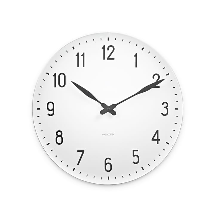 AJ Station Wall clock, White, ø48 cm Arne Jacobsen Clocks