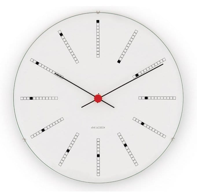 Arne Jacobsen Bankers wall clock, Ø 290 mm Arne Jacobsen Clocks