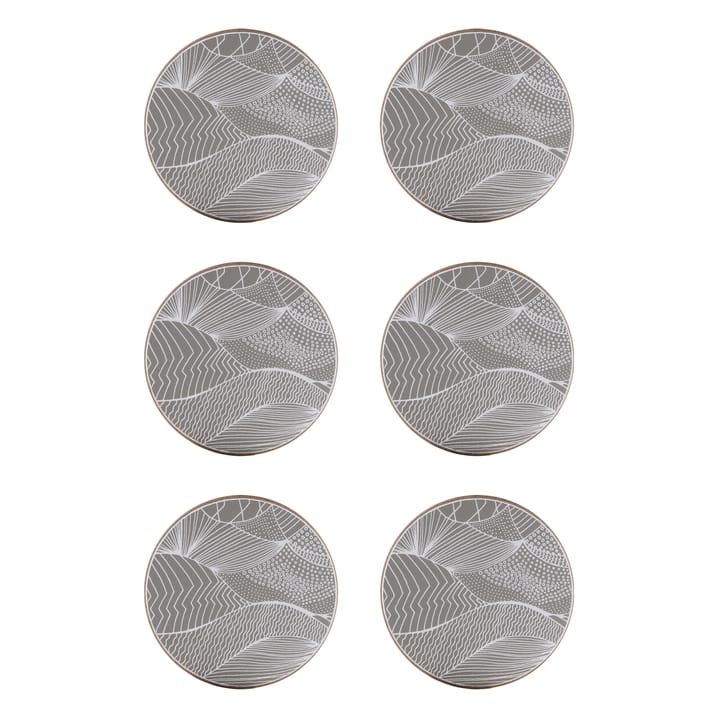 Japanese Landscape coaster 6-pack, stone Åry Home