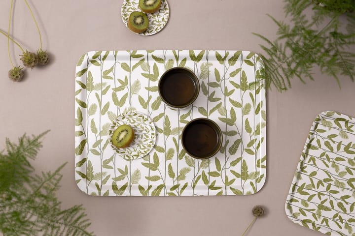 Mougli Green tray 33x43 cm, Green-white Åry Home