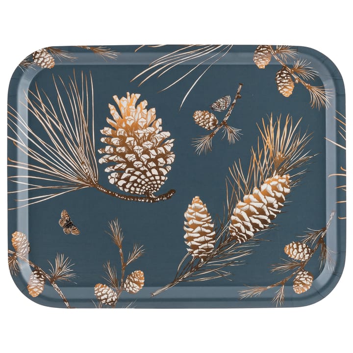 Pine Cone tray 28x36 cm - Thunder blue - Åry Home