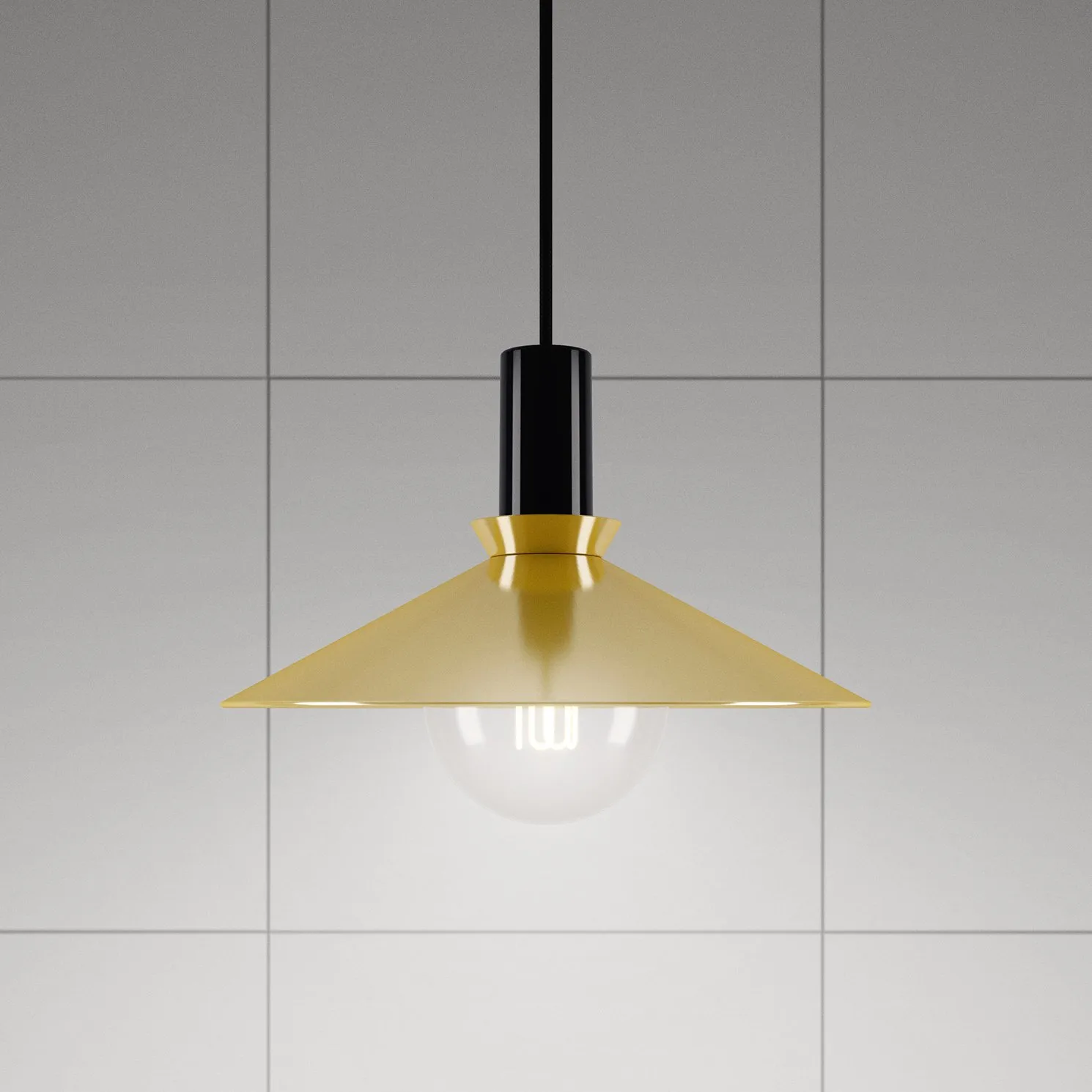Cobbler ceiling lamp, champagne (brass) Ateljé Lyktan