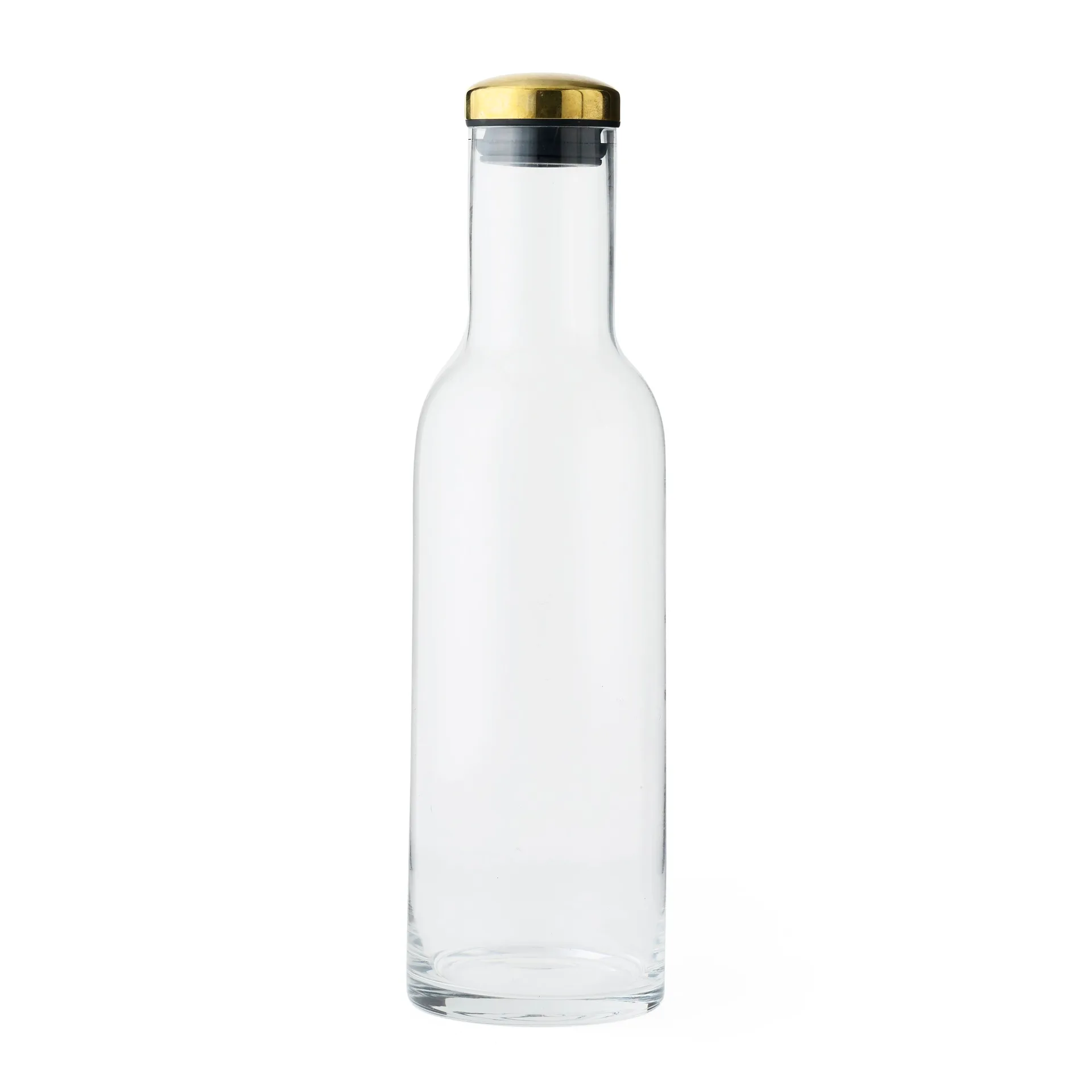 Bottle carafe 1 l, glass-brass Audo Copenhagen