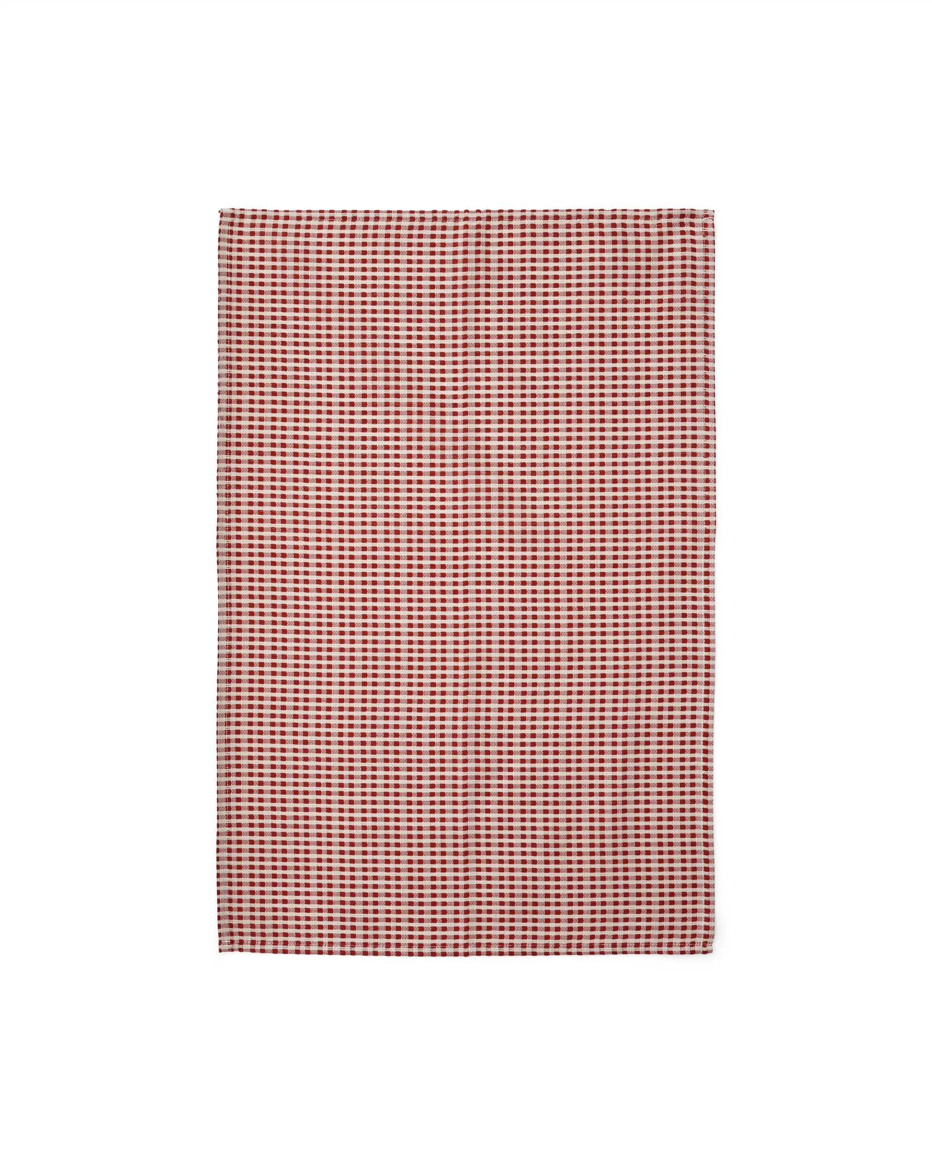Troides kitchen towel 40x67 cm 2-pack, Burnt sienna-white Audo Copenhagen