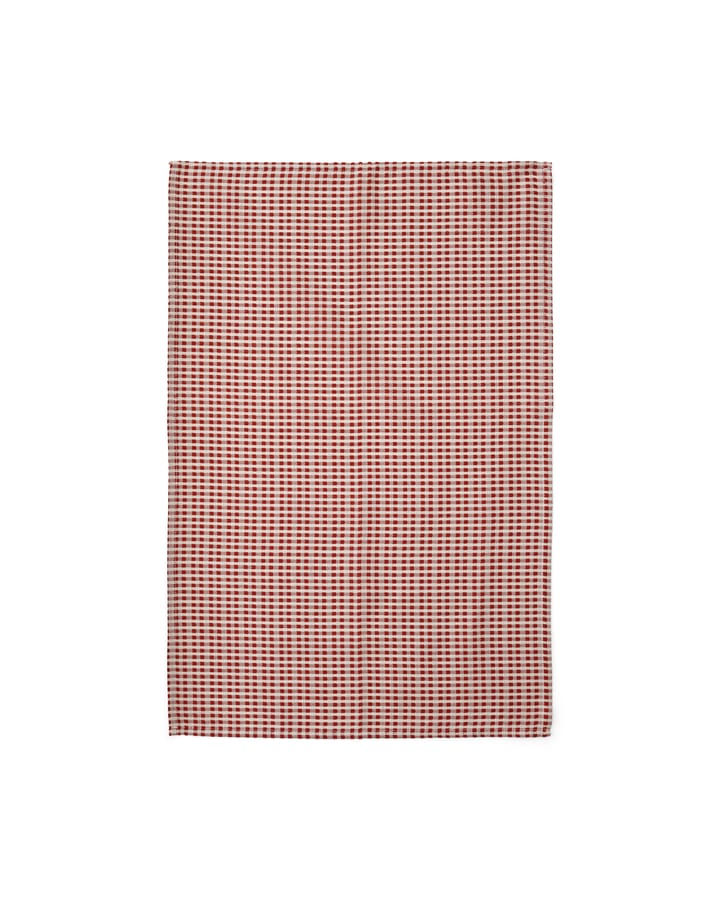 Troides kitchen towel 40x67 cm 2-pack, Burnt sienna-white Audo Copenhagen