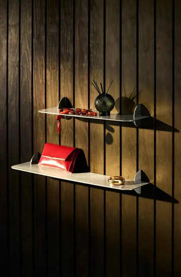 Aedes shelf - Silver-coloured, 80 cm - AYTM