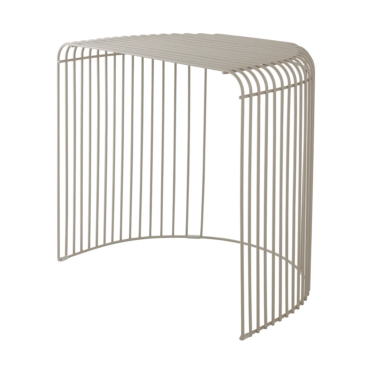 Curva table 45 cm, Taupe AYTM