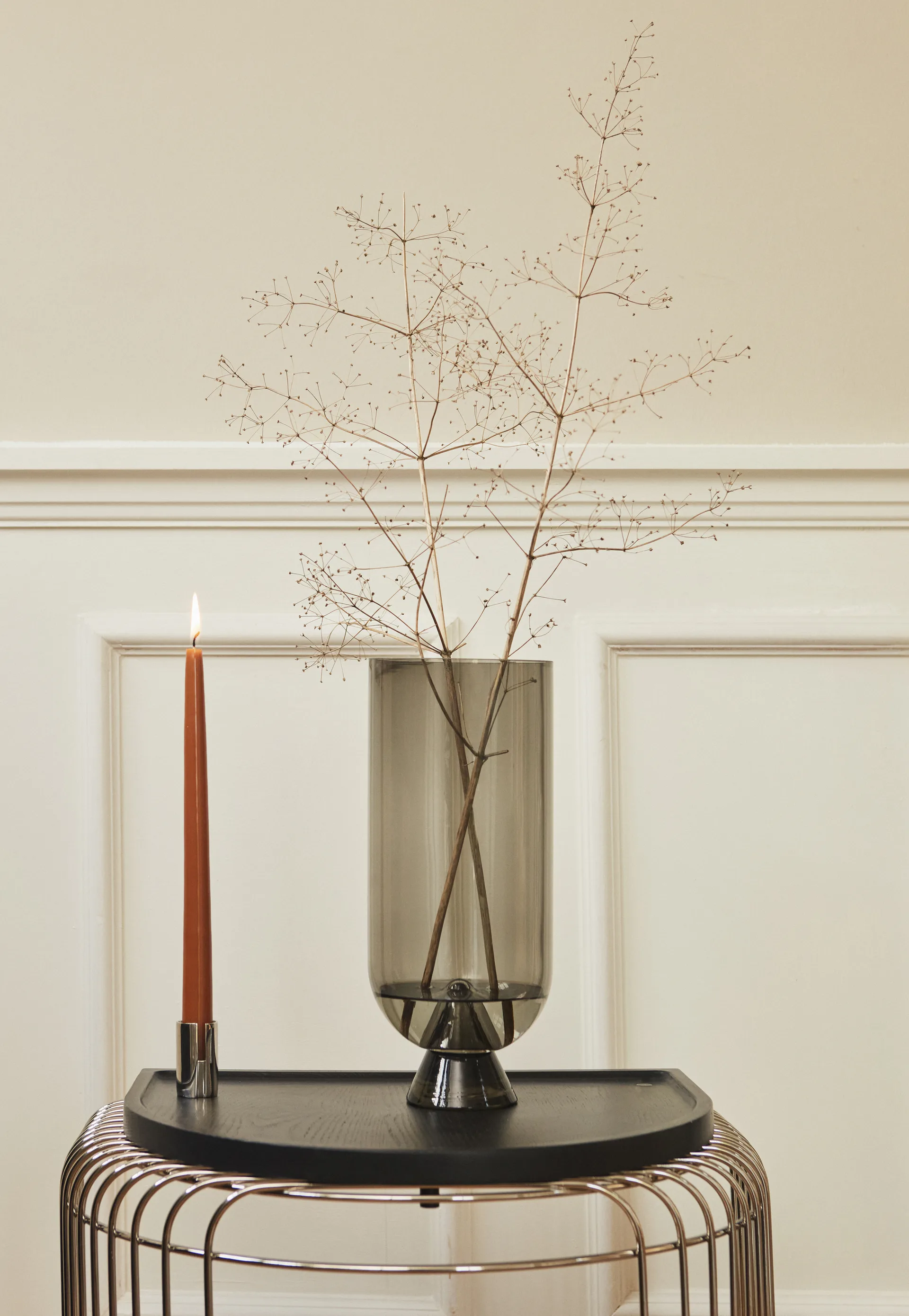 Glacies vase 29 cm, Black AYTM