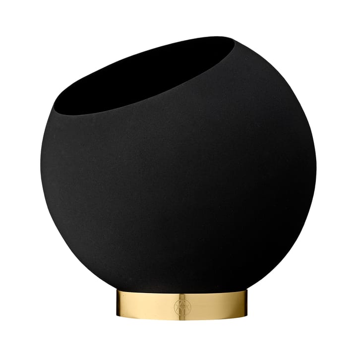 Globe flowerpot Ø21 cm - Black - AYTM