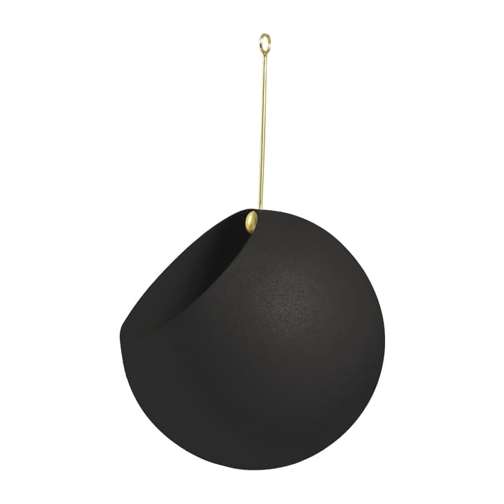 GLOBE hanging pot Ø17 cm h28 cm, Black AYTM